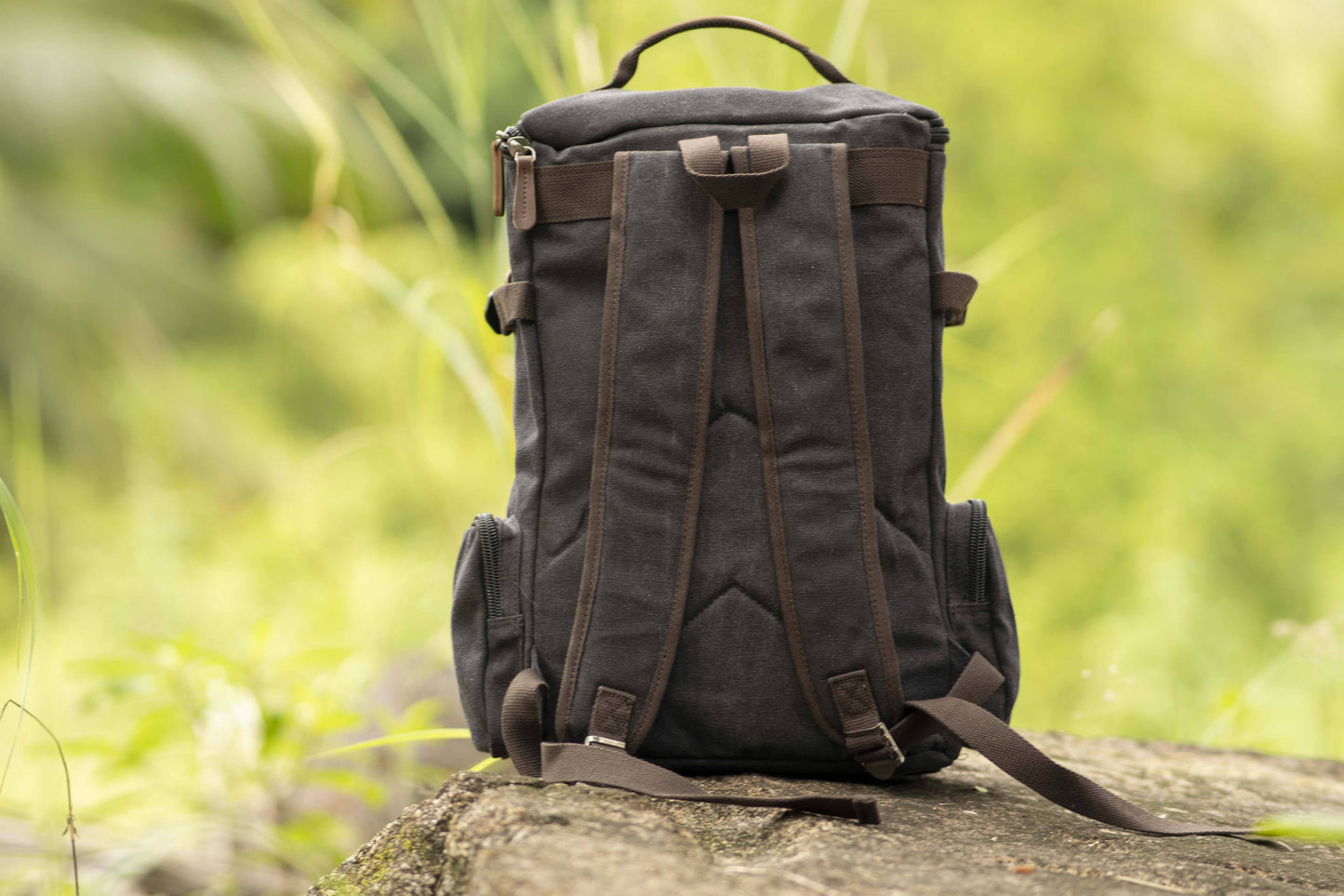 grosser Canvas Rucksack in verschiedenen Farben