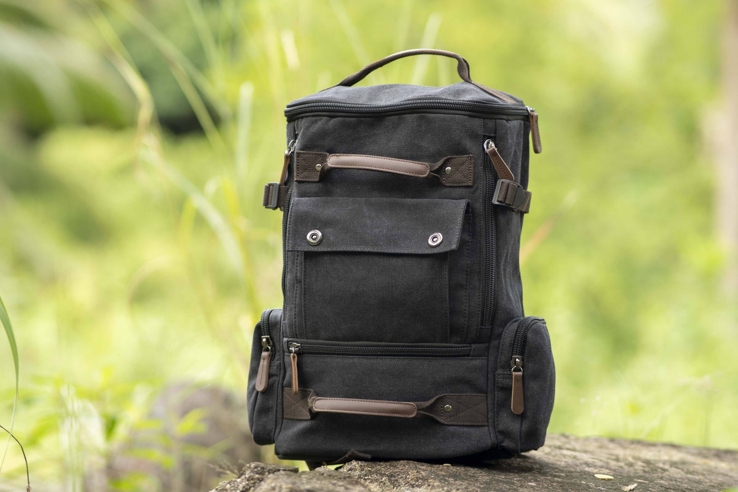 grosser Canvas Rucksack in verschiedenen Farben