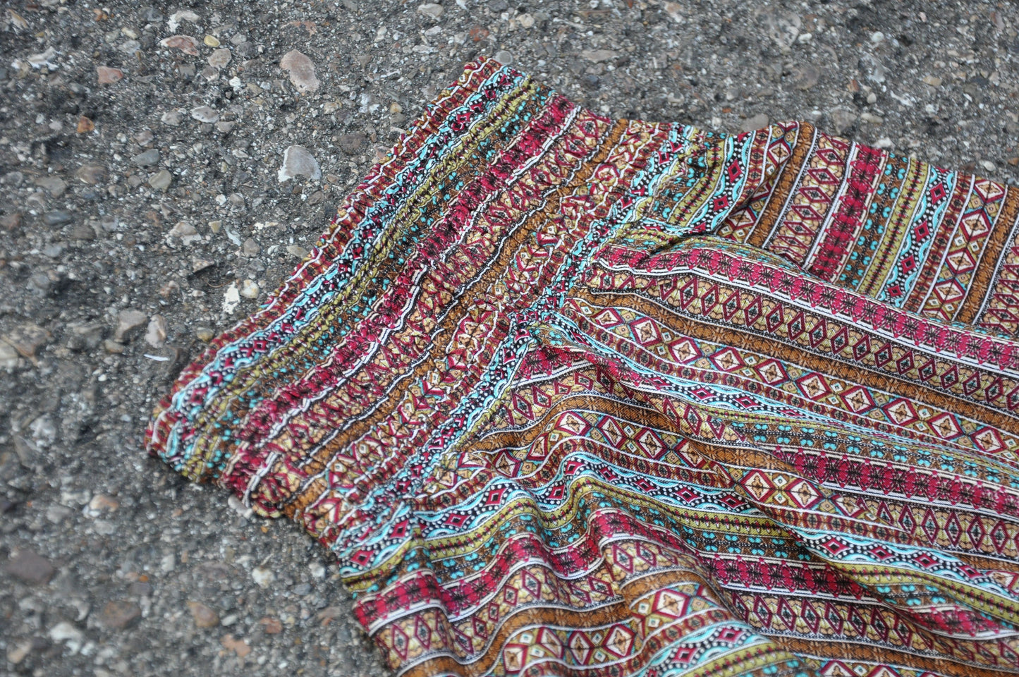 Cozy Alibaba pants for children, colorful stripes