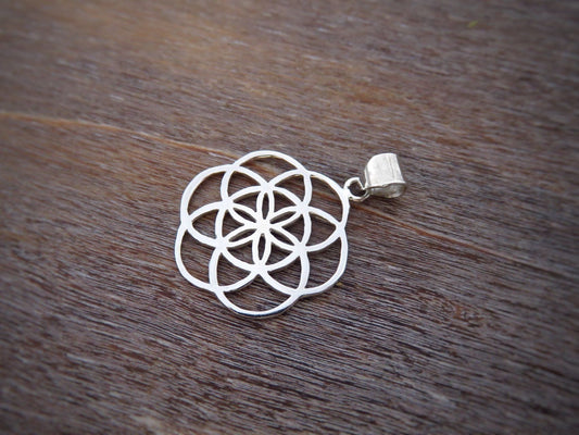 Pendant with the Seed of Life motif medium