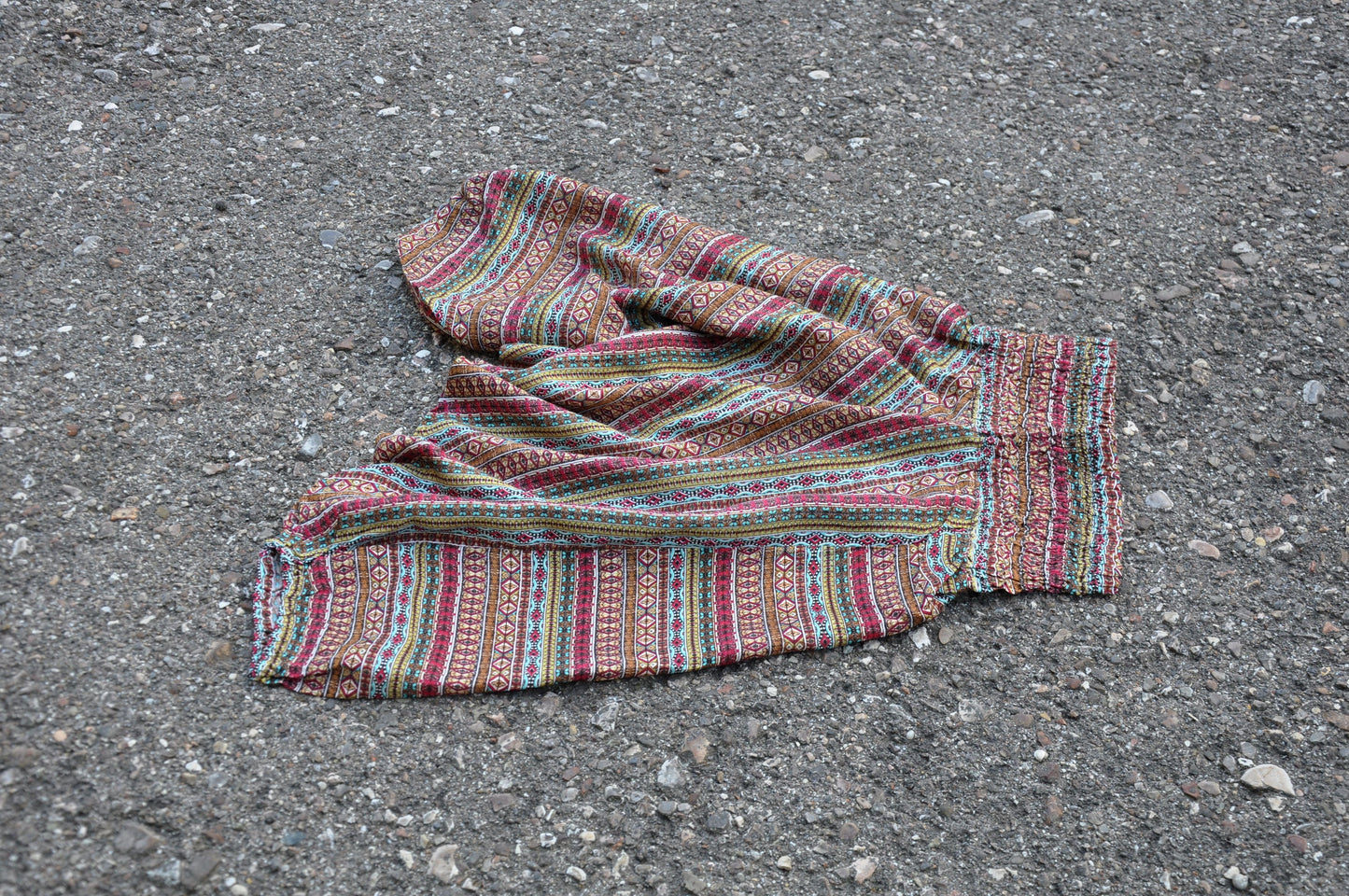 Cozy Alibaba pants for children, colorful stripes