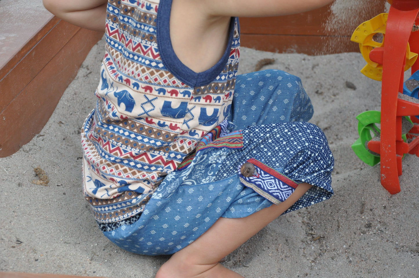 bequeme Jeans Pumphose für Kinder in blau