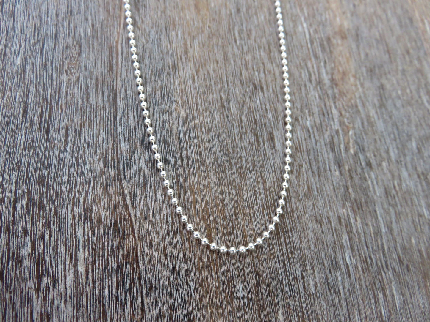 Silver ball chain in different lengths
