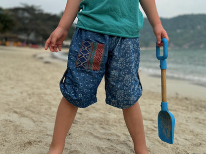 bequeme Jeans Pumphose für Kinder in blau