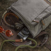 Canvas Rucksack in grau