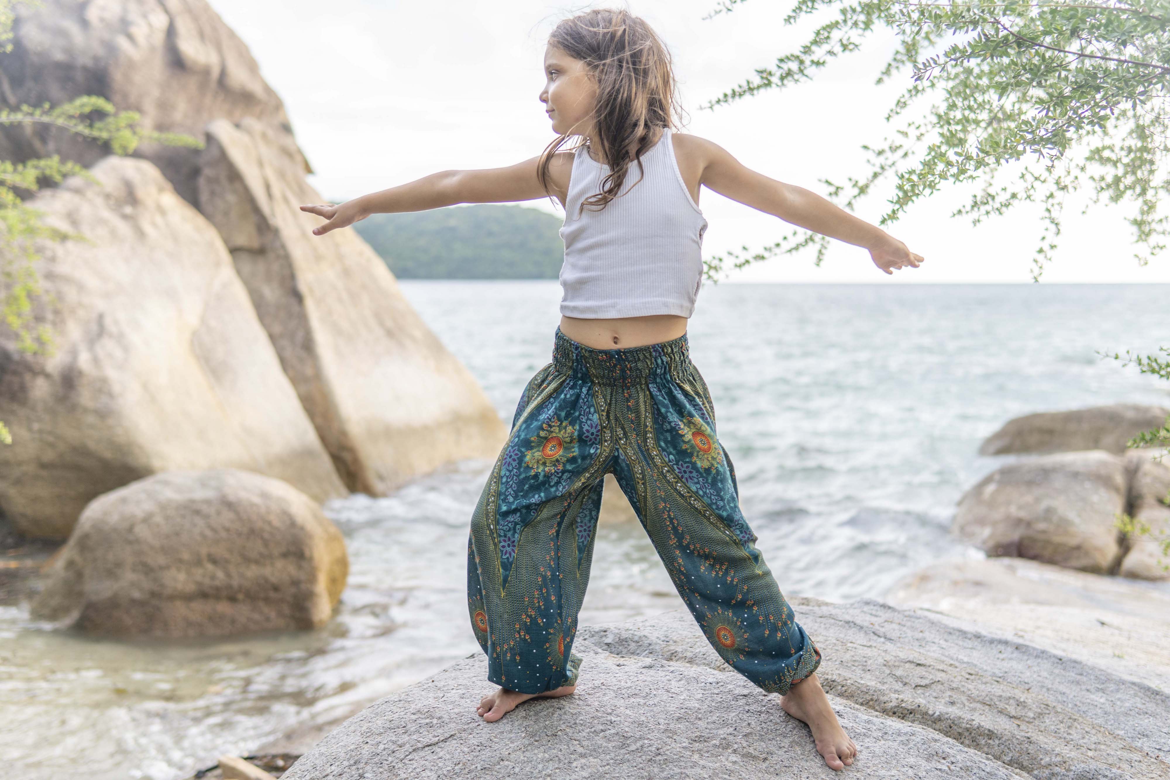 Cozy Floral Harem Pants for Baby & Toddler Girls | Born By The Shore – Born  by the Shore