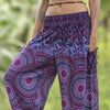 Pluderhose mit Mandala Muster in rosa lila