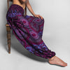 Pluderhose mit Mandala Muster in rosa lila