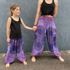 Pluderhose mit Mandala Muster in rosa lila