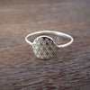 Ring mit dem Motiv der Lebensblume aus Silber