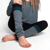 Beinstulpen zum Wenden in blau, Stulpen, Yoga Stulpen