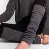 Beinstulpen zum Wenden in grau, Stulpen, Yoga Stulpen
