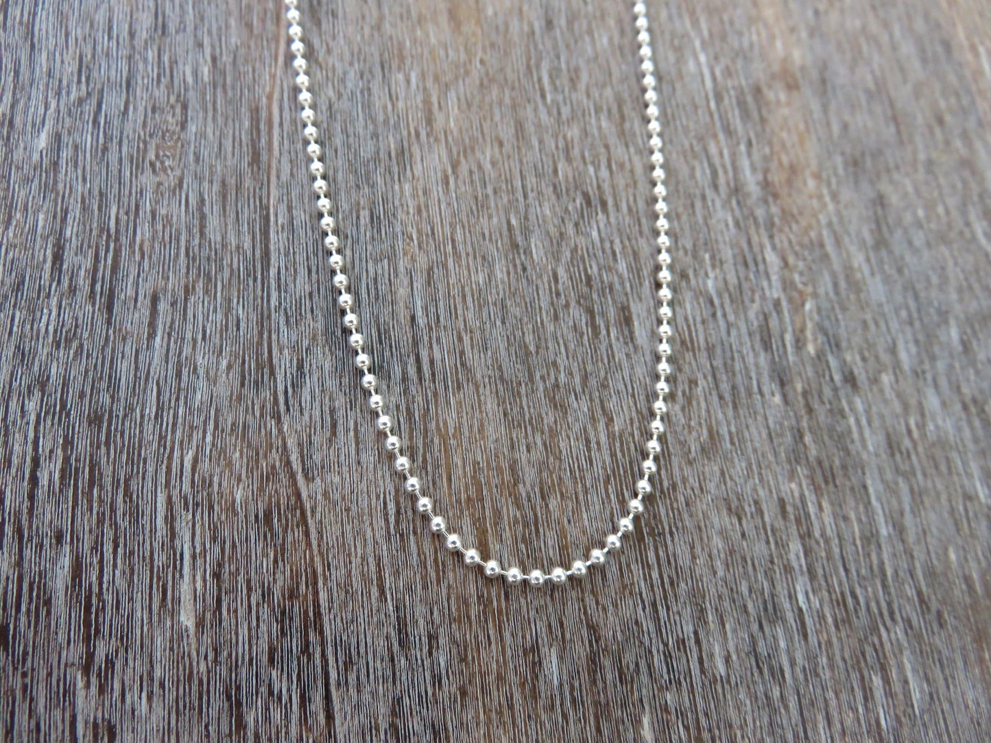 Silver ball chain in different lengths 